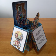 Load image into Gallery viewer, Zombie toys pop up box card