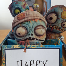 Load image into Gallery viewer, Zombie toys pop up box card