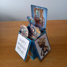 Load image into Gallery viewer, Zombie toys pop up box card
