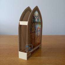 Load image into Gallery viewer, Stained glass window zombie card