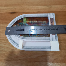 Load image into Gallery viewer, Stained glass window zombie card