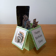 Load image into Gallery viewer, Raccoon / trash panda card