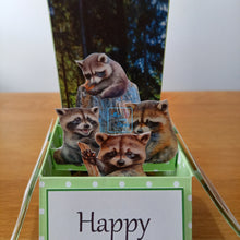 Load image into Gallery viewer, Raccoon / trash panda card