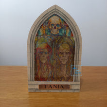 Load image into Gallery viewer, Stained glass window zombie card