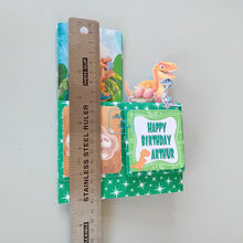 Load image into Gallery viewer, Dinosaur Jurassic pop up box card