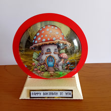 Load image into Gallery viewer, Mushroom house snowglobe