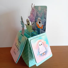 Load image into Gallery viewer, Pastel ghost pop up box card