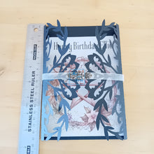 Load image into Gallery viewer, Floral pentacle ornate gatefold card