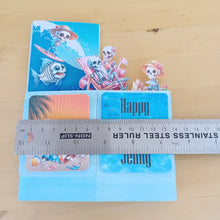 Load image into Gallery viewer, Summer skeleton pop up box card