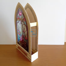 Load image into Gallery viewer, Rose stained glass window