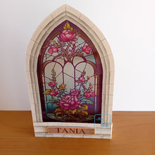 Load image into Gallery viewer, Rose stained glass window
