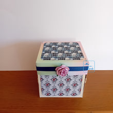 Load image into Gallery viewer, Pastel Goth Exploding Box Card with Skulls & Celebration Cake