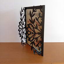 Load image into Gallery viewer, Floral pentacle ornate gatefold card