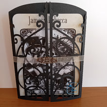 Load image into Gallery viewer, Gothic skeleton couple gatefold