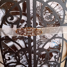 Load image into Gallery viewer, Gothic skeleton couple gatefold