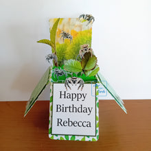 Load image into Gallery viewer, Jumping spider pop up box card