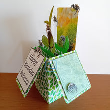 Load image into Gallery viewer, Jumping spider pop up box card