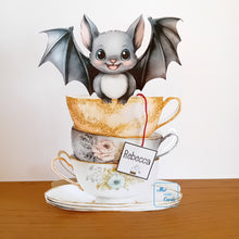 Load image into Gallery viewer, Bat tea pop out card