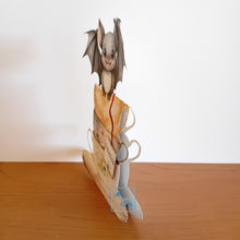 Load image into Gallery viewer, Bat tea pop out card