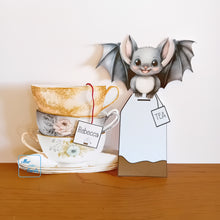 Load image into Gallery viewer, Bat tea pop out card