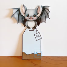 Load image into Gallery viewer, Bat tea pop out card