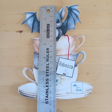 Load image into Gallery viewer, Bat tea pop out card