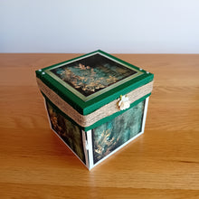 Load image into Gallery viewer, Woodland themed celebration cake exploding box card