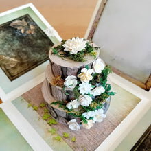 Load image into Gallery viewer, Woodland themed celebration cake exploding box card