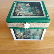 Load image into Gallery viewer, Woodland themed celebration cake exploding box card