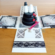 Load image into Gallery viewer, Wedding Ghosts Exploding Box Card