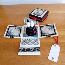 Load image into Gallery viewer, Wedding Ghosts Exploding Box Card