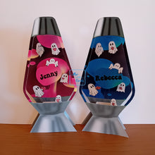 Load image into Gallery viewer, Ghost lava lamp with hearts