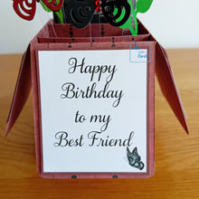 Load image into Gallery viewer, Gothic butterfly pop up box card