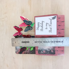 Load image into Gallery viewer, Gothic butterfly pop up box card