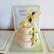 Load image into Gallery viewer, Butterfly celebration cake exploding box card
