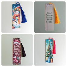 Load image into Gallery viewer, Christmas themed metal bookmarks