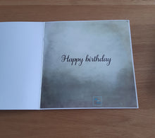 Load image into Gallery viewer, Male hipster style skull card
