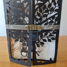 Load image into Gallery viewer, Forest creature with pipes tree gatefold card