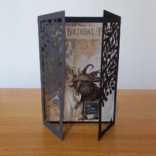 Load image into Gallery viewer, Forest creature gatefold card