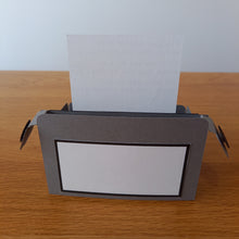 Load image into Gallery viewer, Horror inspired typewriter card