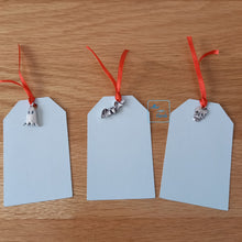 Load image into Gallery viewer, Gothic bat, skull or ghost baby shoes exploding box card