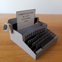 Load image into Gallery viewer, Horror inspired typewriter card