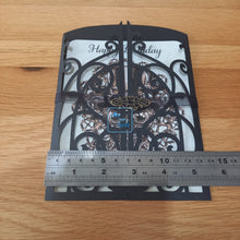 Load image into Gallery viewer, Steampunk Skull gatefold card