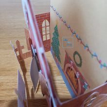 Load image into Gallery viewer, Christmas house card