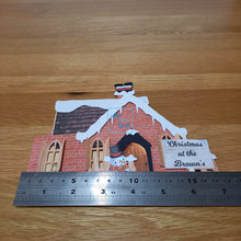 Load image into Gallery viewer, Christmas house card