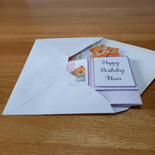 Load image into Gallery viewer, Teddy Bear birthday pop up box card