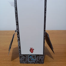 Load image into Gallery viewer, Vampire bat with anatomical OR cute hearts pop up box card