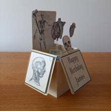 Load image into Gallery viewer, Anatomical pop up box card