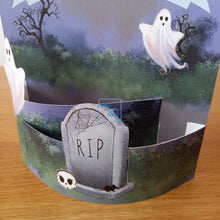 Load image into Gallery viewer, Ghost 3d personalised 'bendy' card