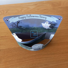 Load image into Gallery viewer, Ghost 3d personalised 'bendy' card